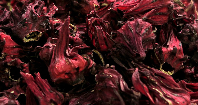 dried roselle calyces