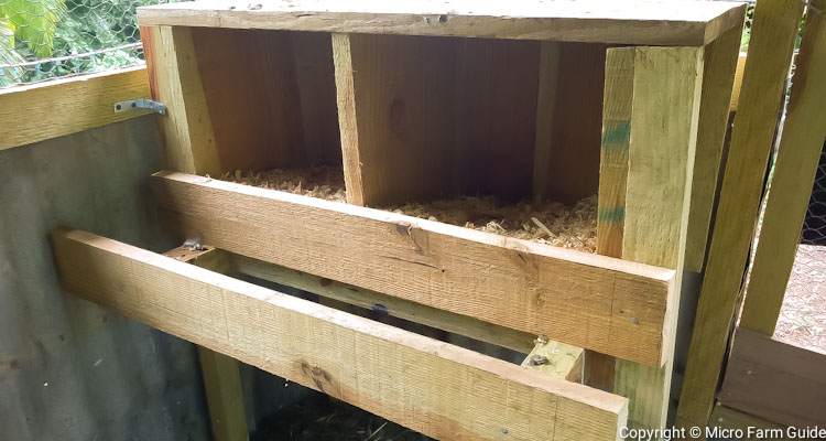 wooden nesting box double